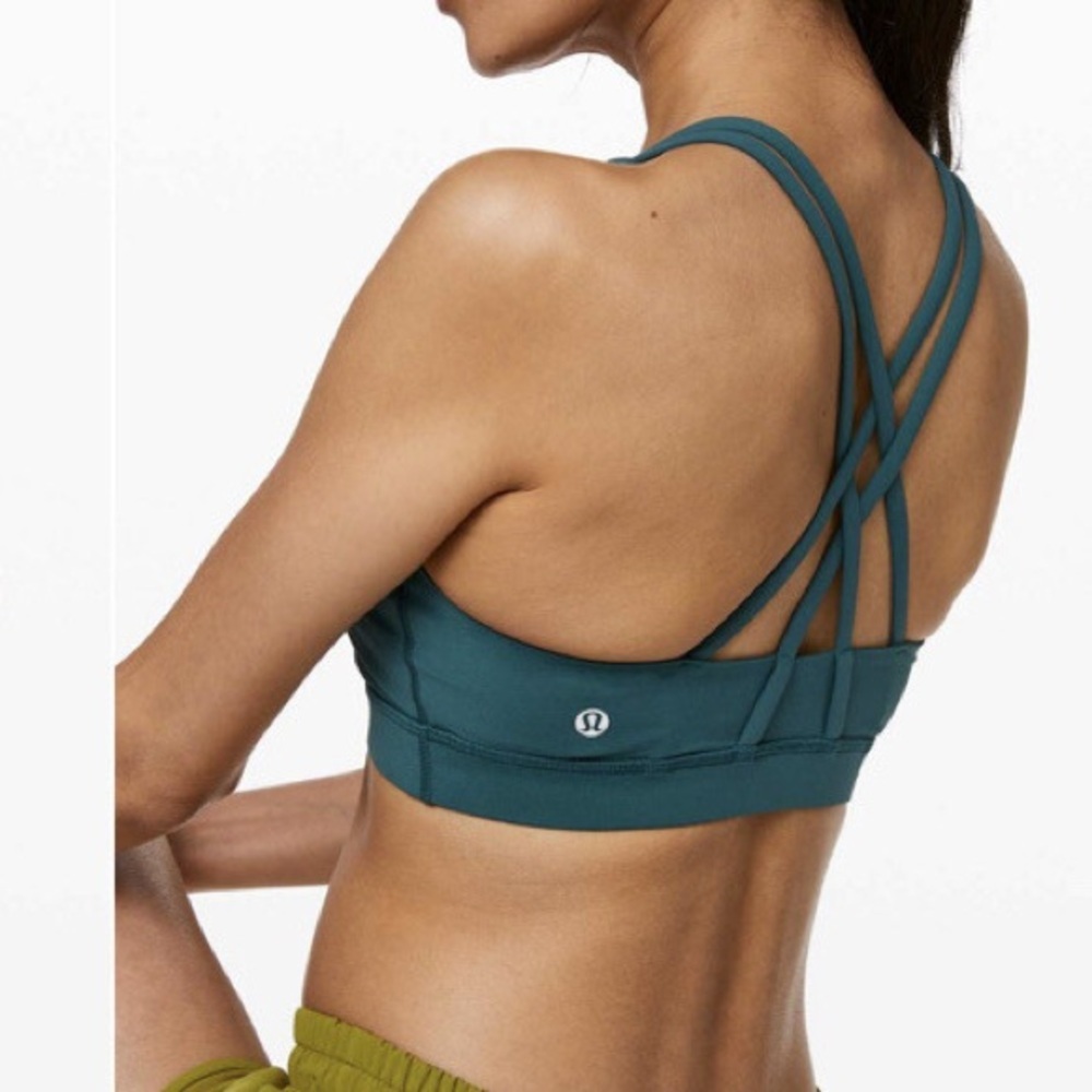 Lululemon Athletica Deep Teal Crossback Sports Bra